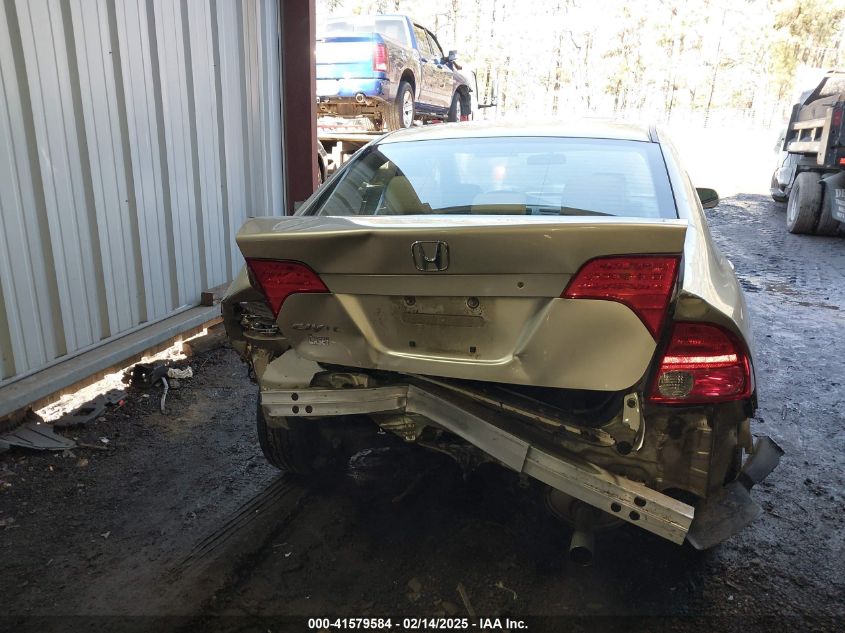 2008 Honda Civic Lx VIN: 1HGFA16548L119391 Lot: 41579584