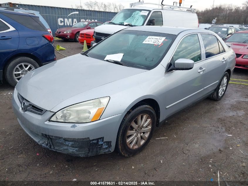 2004 Honda Accord 2.4 Lx VIN: 1HGCM553X4A076893 Lot: 41579631