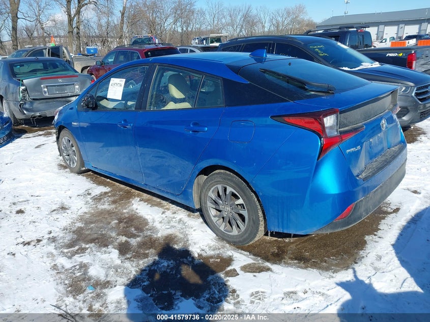 2021 TOYOTA PRIUS VIN: JTDKAMFU9M3135117