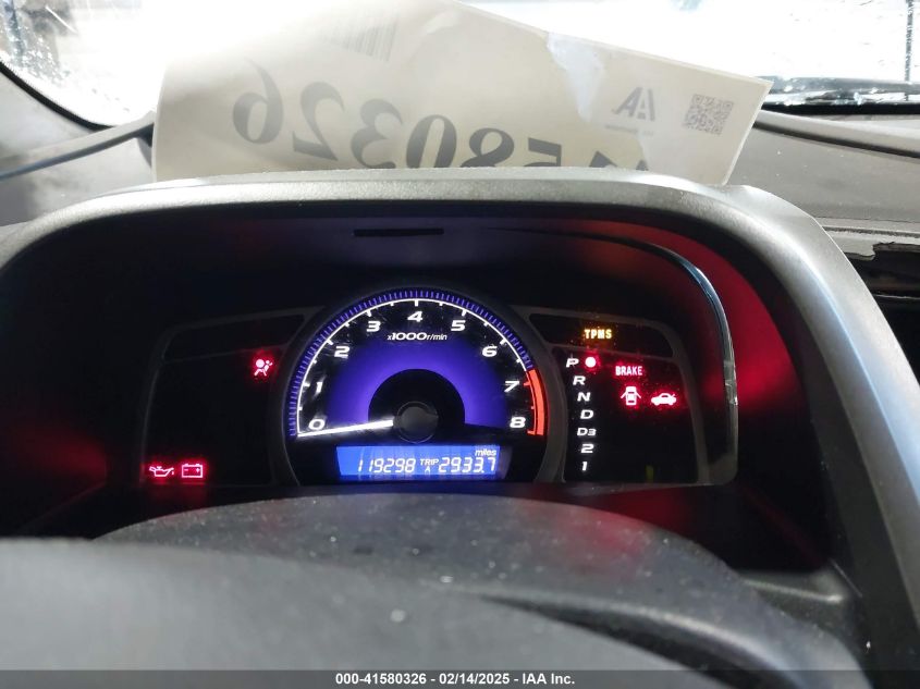 2009 Honda Civic Lx VIN: 2HGFA16559H544049 Lot: 41580326