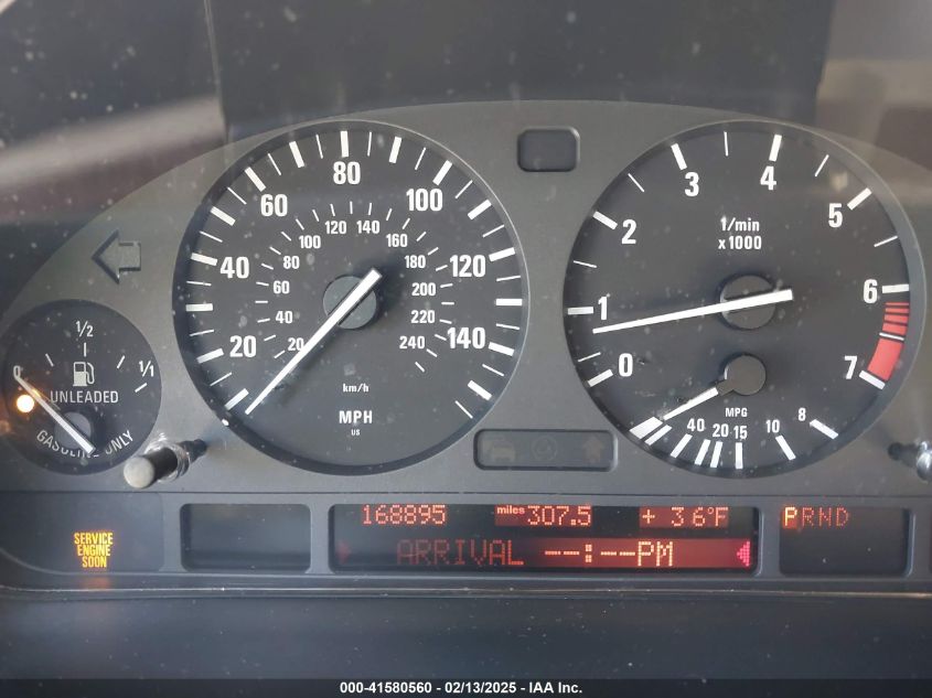 2002 BMW 525Ia VIN: WBADT43442GX27910 Lot: 41580560