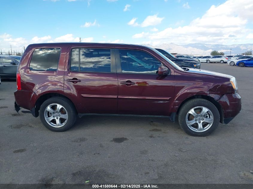 2012 Honda Pilot Ex-L VIN: 5FNYF3H53CB038511 Lot: 41580644