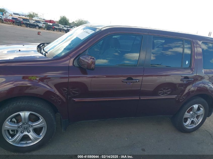 2012 Honda Pilot Ex-L VIN: 5FNYF3H53CB038511 Lot: 41580644