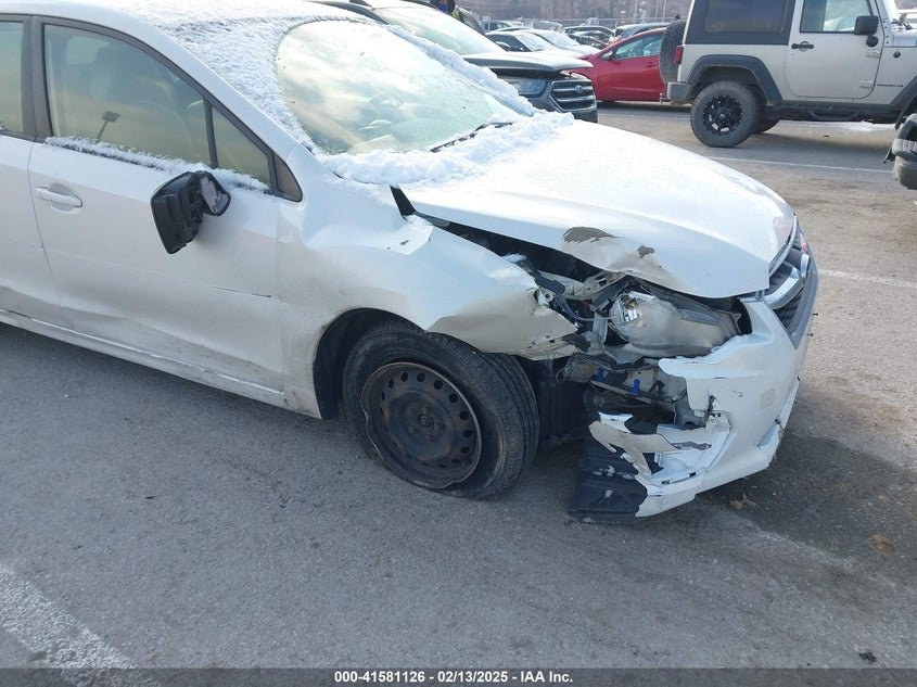 2013 SUBARU IMPREZA VIN: JF1GJAA66DH031660