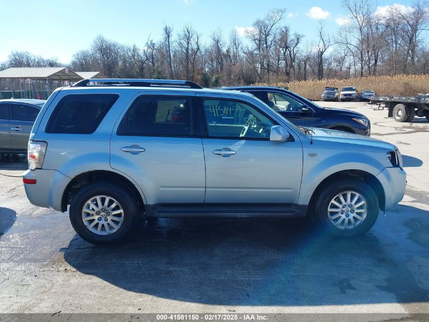 2009 Mercury Mariner Premier V6 VIN: 4M2CU97G49KJ20520 Lot: 41581150