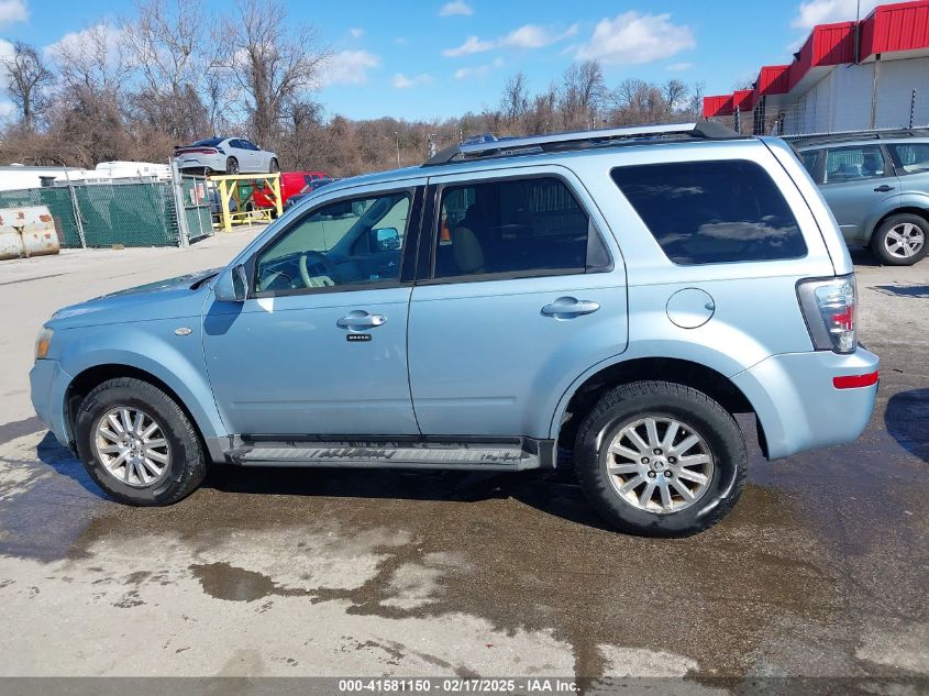 2009 Mercury Mariner Premier V6 VIN: 4M2CU97G49KJ20520 Lot: 41581150