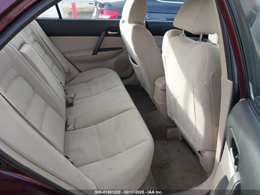 2008 Mazda Mazda6 I Sport Ve VIN: 1YVHP80C185M16199 Lot: 41581220