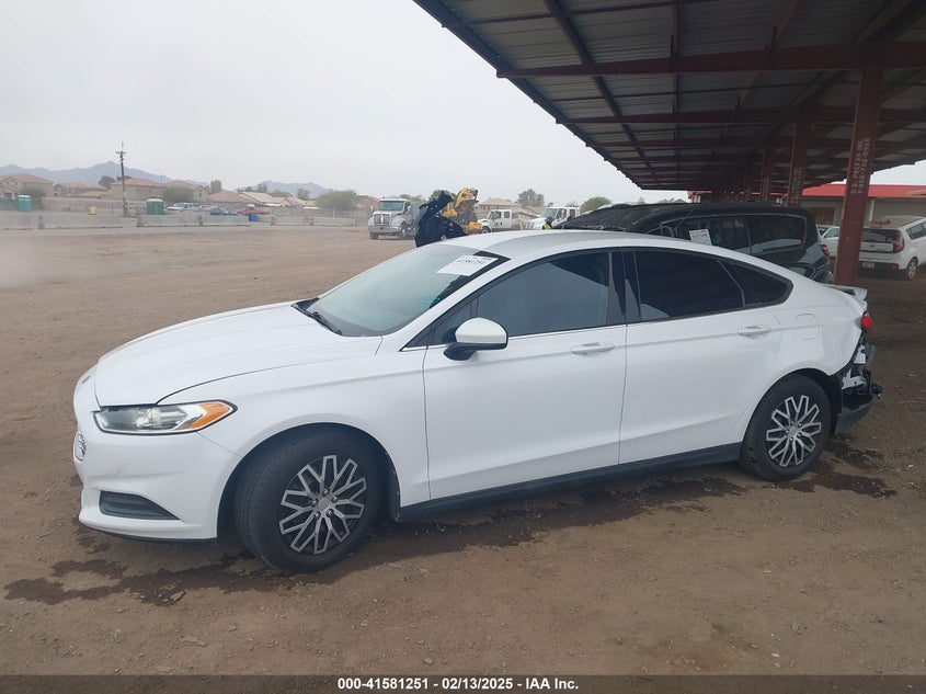 2013 FORD FUSION VIN: 3FA6P0G76DR184414