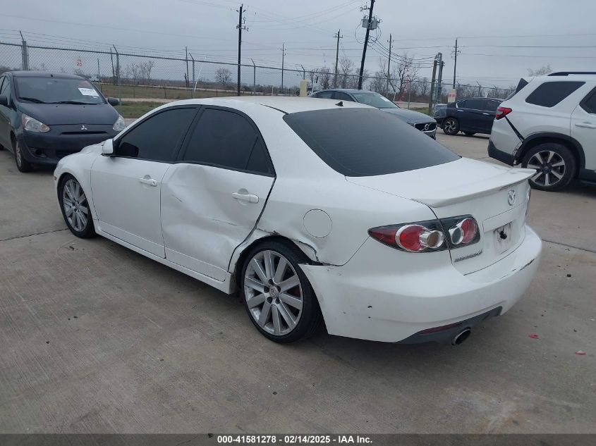 2006 Mazda Mazdaspeed6 Sport white sedan gasoline JM1GG12L361107084 photo #4