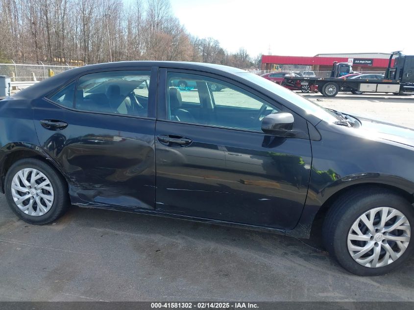 2018 Toyota Corolla Le VIN: 5YFBURHE1JP755280 Lot: 41581302