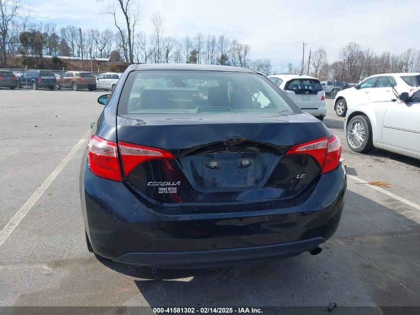 2018 Toyota Corolla Le VIN: 5YFBURHE1JP755280 Lot: 41581302