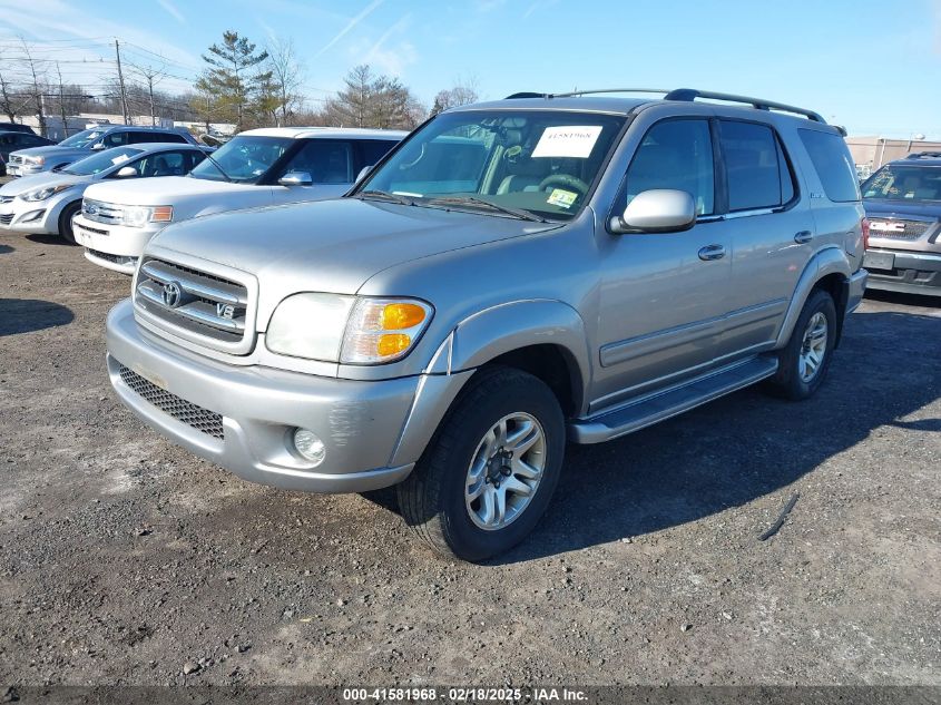 2004 Toyota Sequoia Limited V8 VIN: 5TDBT48A84F230425 Lot: 41581968