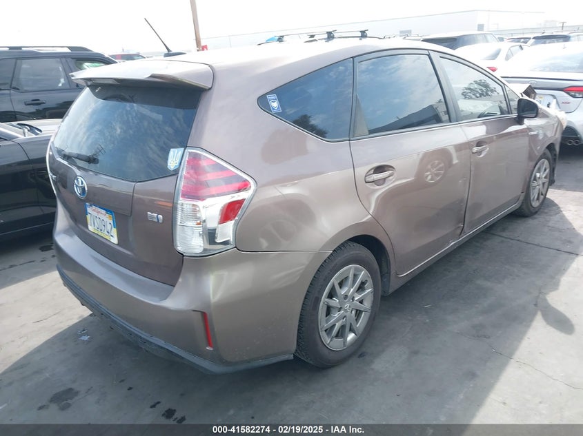 2015 TOYOTA PRIUS V VIN: JTDZN3EU4FJ040526