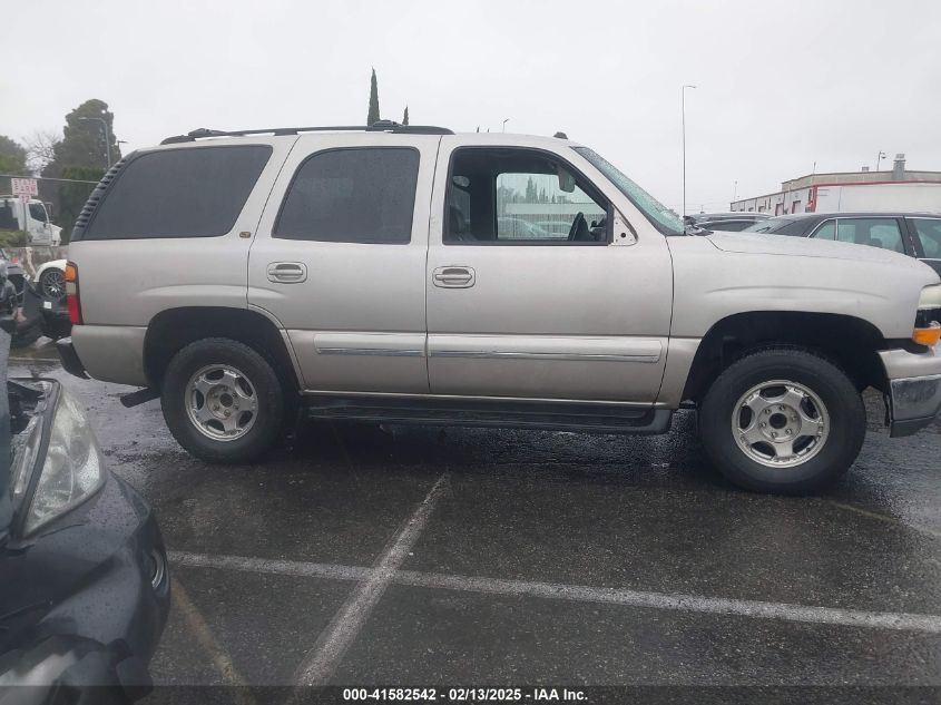 2004 Chevrolet Tahoe Lt VIN: 1GNEC13T24R186187 Lot: 41582542