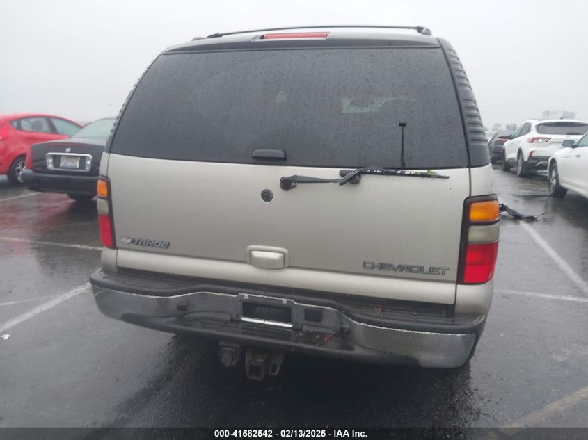 2004 Chevrolet Tahoe Lt VIN: 1GNEC13T24R186187 Lot: 41582542