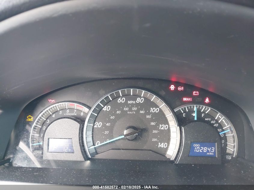 2012 Toyota Camry Se VIN: 4T1BF1FK2CU121031 Lot: 41582572