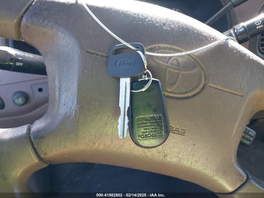 2000 Toyota Tundra Sr5 V8 VIN: 5TBRT3419YS054661 Lot: 41582802