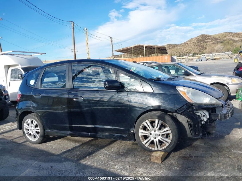 2009 Honda Fit Sport VIN: JHMGE88469S059401 Lot: 41583191