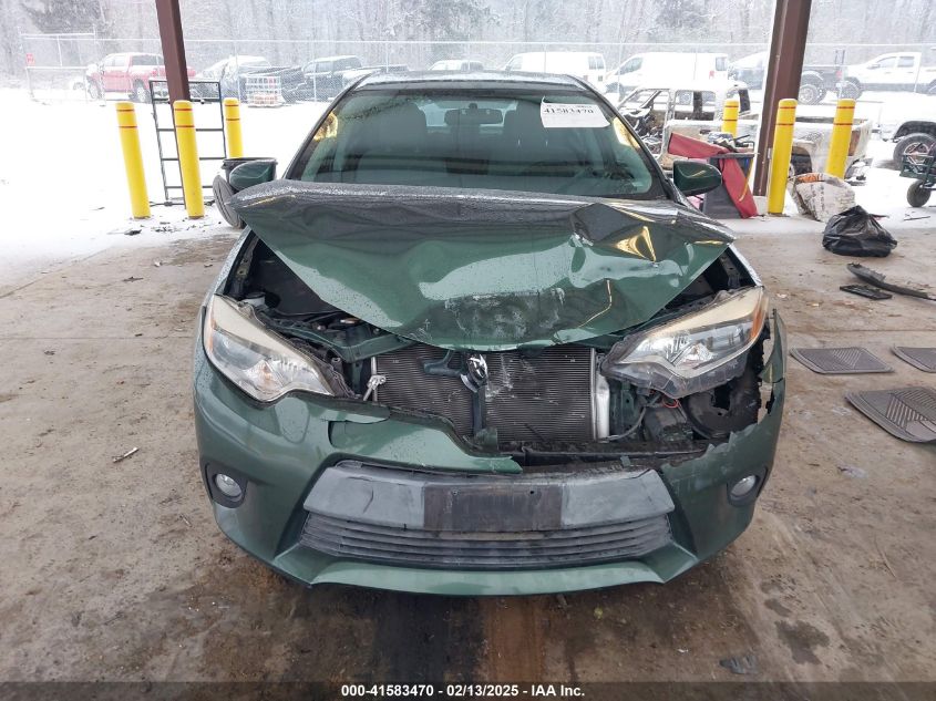 2015 Toyota Corolla Le VIN: 2T1BURHE0FC480413 Lot: 41583470