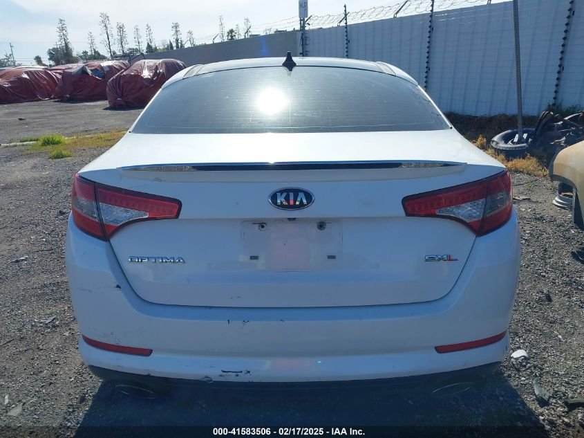 2013 Kia Optima Sx VIN: 5XXGR4A66DG108898 Lot: 41583506