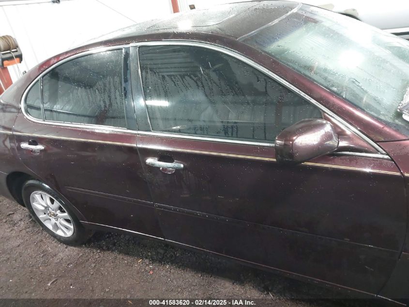 2004 Lexus Es 330 VIN: JTHBA30G145041782 Lot: 41583620