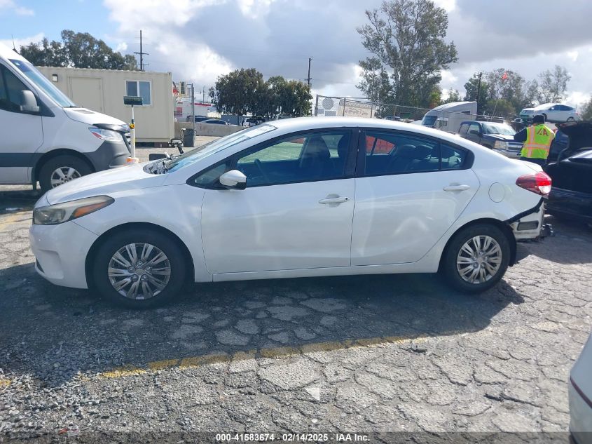 2017 Kia Forte Lx VIN: 3KPFL4A7XHE161687 Lot: 41583674