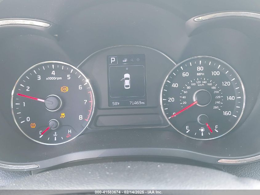 2017 Kia Forte Lx VIN: 3KPFL4A7XHE161687 Lot: 41583674