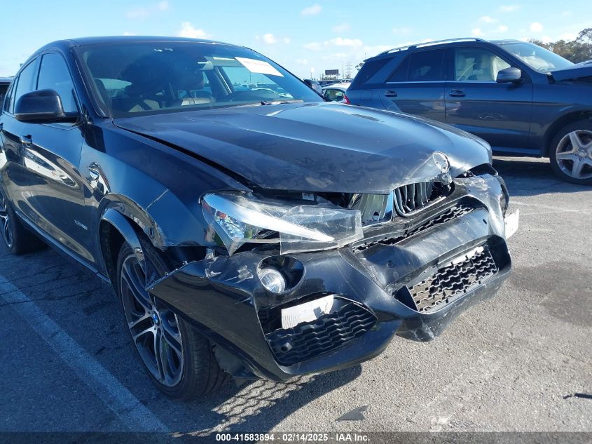2016 BMW X4 xDrive28I VIN: 5UXXW3C59G0M89917 Lot: 41583894