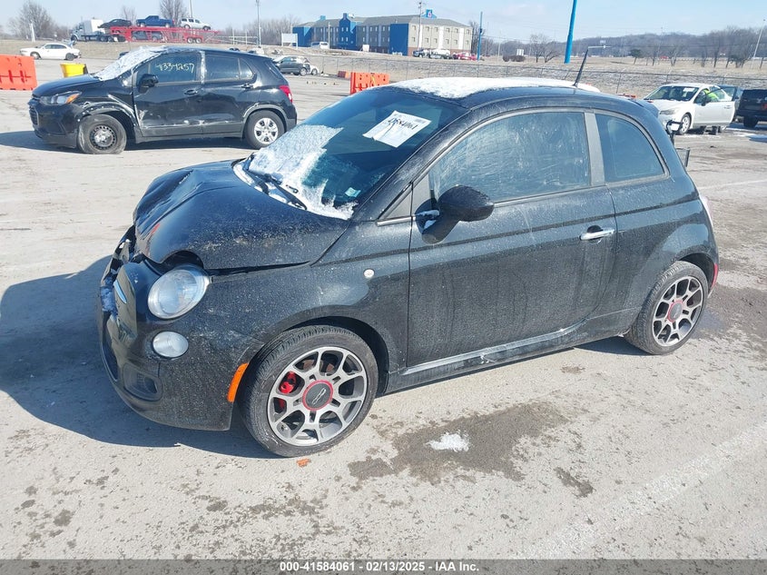 2013 FIAT 500 VIN: 3C3CFFBR0DT697631