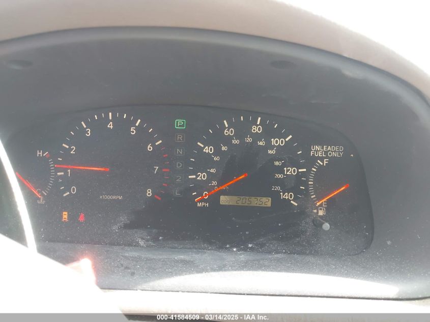 2001 Lexus Es 300 VIN: JT8BF28G510292961 Lot: 41584509