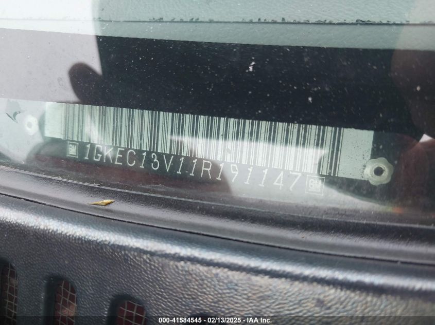 2001 GMC Yukon Slt VIN: 1GKEC13V11R191147 Lot: 41584545