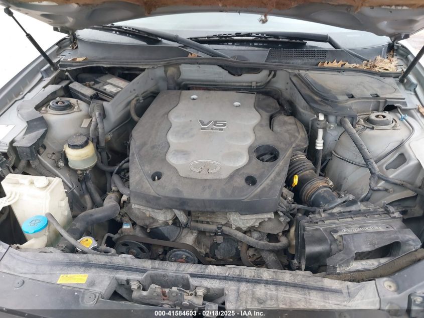 2005 Infiniti Fx35 VIN: JNRAS08W95X214362 Lot: 41584603