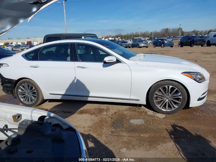 2015 Hyundai Genesis 3.8 VIN: KMHGN4JEXFU092474 Lot: 41584773