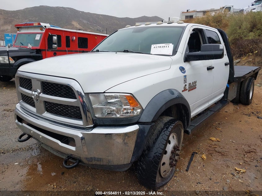 2018 Ram 5500 Chassis Tradesman/Slt/Laramie white truck diesel 3C7WRNFL0JG110674 photo #3