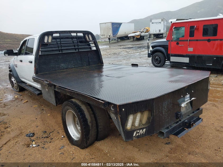 2018 Ram 5500 Chassis Tradesman/Slt/Laramie white truck diesel 3C7WRNFL0JG110674 photo #4