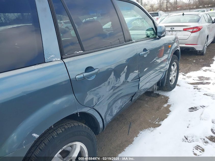 2006 Honda Pilot Ex-L VIN: 2HKYF18746H539144 Lot: 41584974