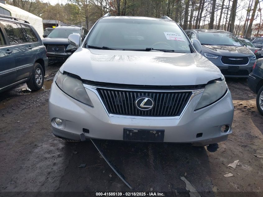2010 Lexus Rx 350 VIN: 2T2BK1BA9AC010138 Lot: 41585139