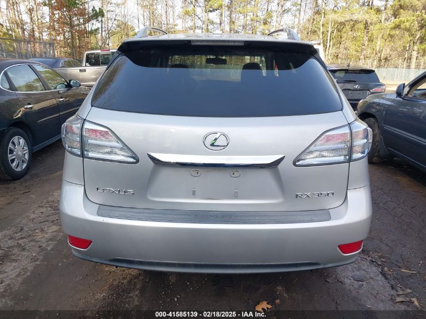 2010 Lexus Rx 350 VIN: 2T2BK1BA9AC010138 Lot: 41585139