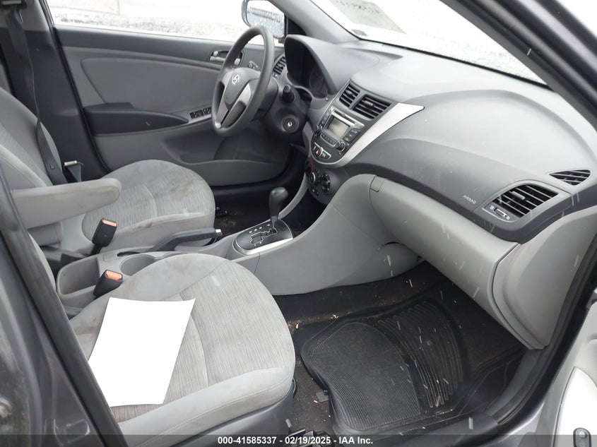 2017 HYUNDAI ACCENT VIN: KMHCT4AE5HU318783