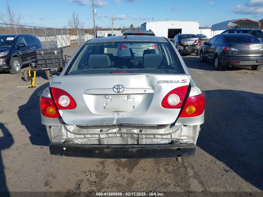2004 Toyota Corolla S VIN: 1NXBR32E54Z26304 Lot: 41585509