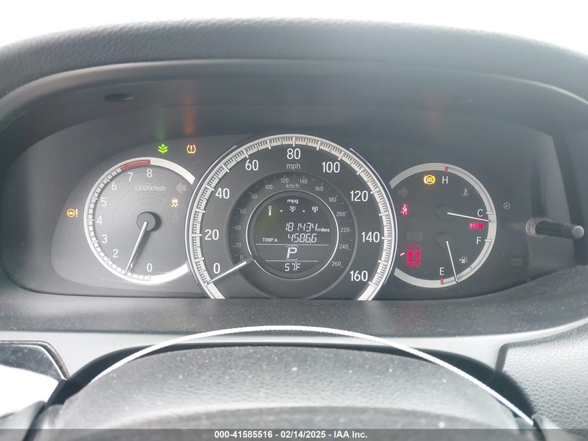 2016 HONDA ACCORD VIN: 1HGCR2F31GA006606