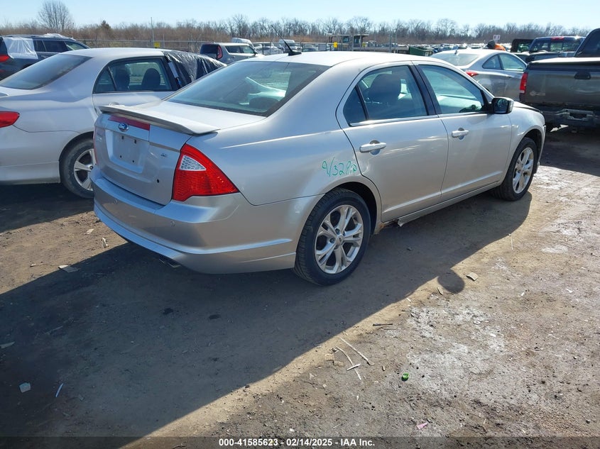 2012 FORD FUSION VIN: 3FAHP0HA4CR123046