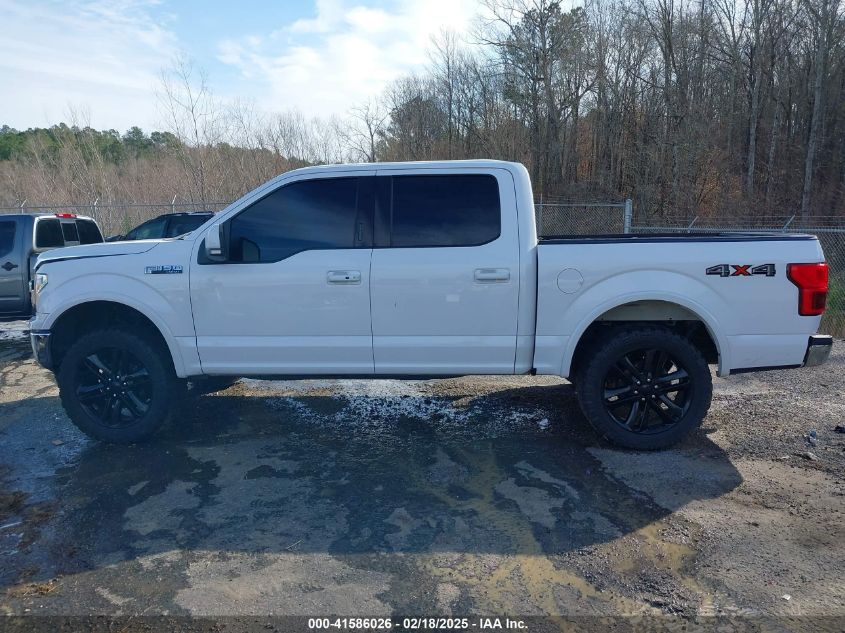 2020 Ford F-150 Lariat VIN: 1FTEW1E54LKD51095 Lot: 41586026