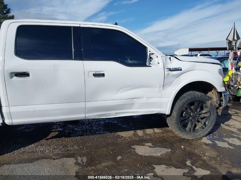 2020 Ford F-150 Lariat VIN: 1FTEW1E54LKD51095 Lot: 41586026