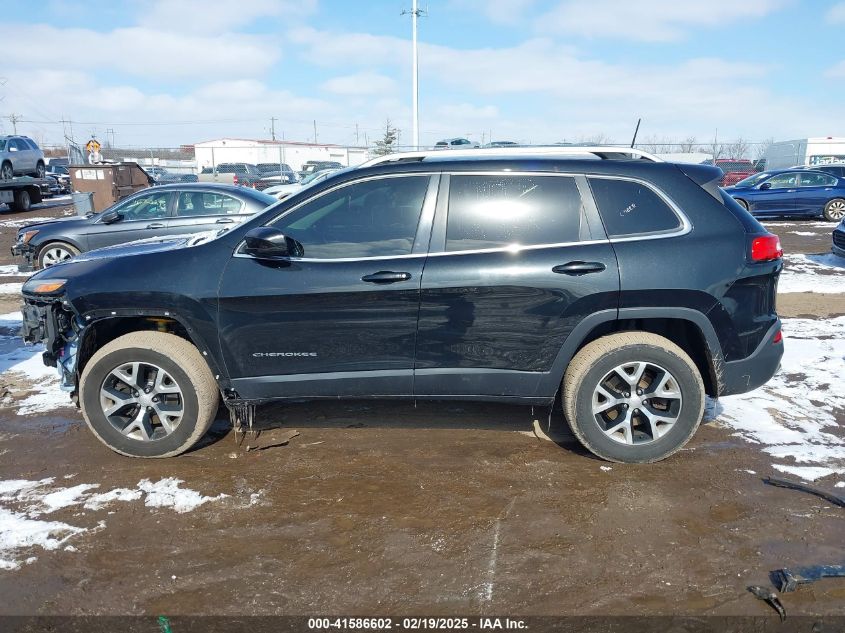 2016 Jeep Cherokee Limited VIN: 1C4PJMDBXGW348457 Lot: 41586602