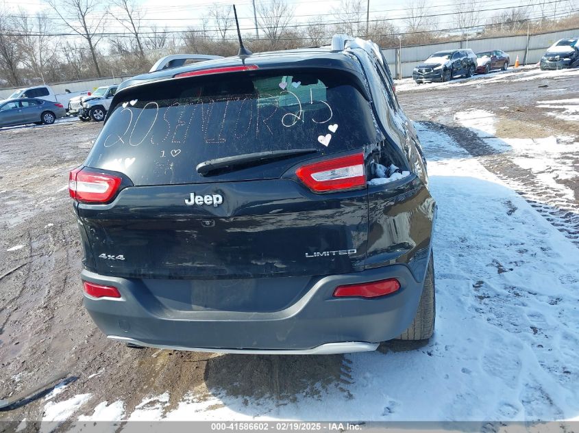 2016 Jeep Cherokee Limited VIN: 1C4PJMDBXGW348457 Lot: 41586602