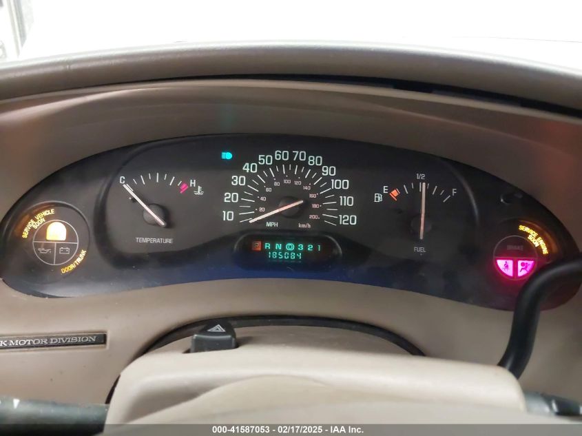 2000 Buick Century Limited VIN: 2G4WY55J7Y11776 Lot: 41587053