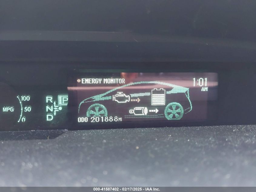 2011 Toyota Prius Two VIN: JTDKN3DU2B1364149 Lot: 41587402