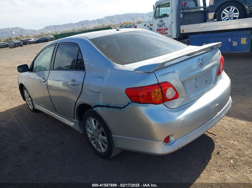 2009 TOYOTA COROLLA VIN: 1NXBU40E39Z117637