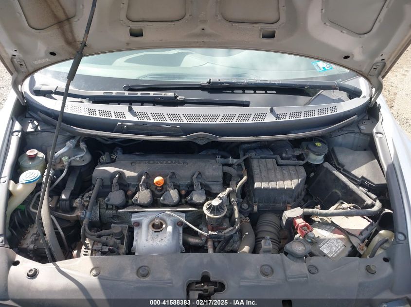 2008 Honda Civic Lx VIN: 2HGFG12618H527437 Lot: 41588383